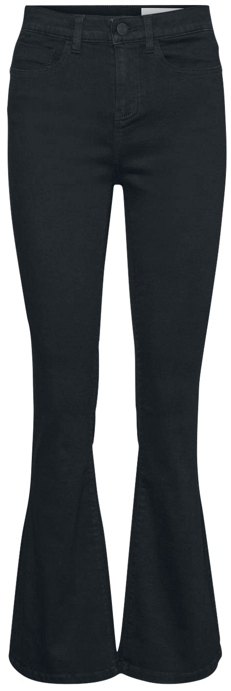 Jean  de Noisy May - Jean Évasé Taille Haute Sallie - W27L30 à W31L32 - pour Femme - noir - Noisy May - View 2