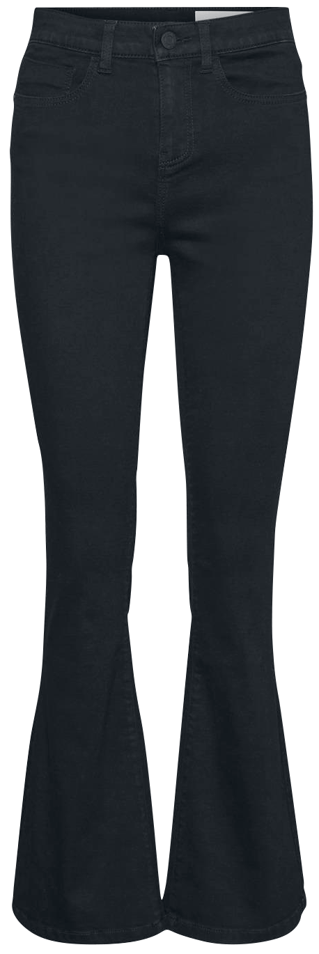 Jean  de Noisy May - Jean Évasé Taille Haute Sallie - W27L30 à W31L32 - pour Femme - noir - Noisy May - View 2