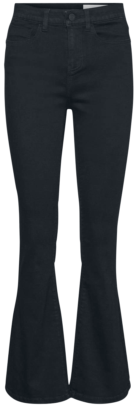 Jean  de Noisy May - Jean Évasé Taille Haute Sallie - W27L30 à W32L32 - pour Femme - noir - Noisy May - View 2