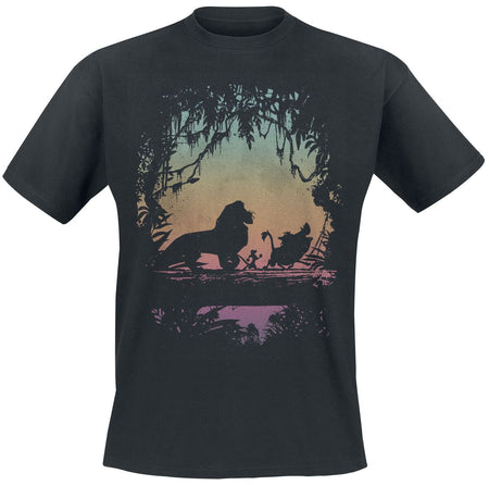 T-Shirt Manches courtes Disney de Le Roi Lion - Eastern Trail - S à XXL - pour Homme - noir - Le Roi Lion