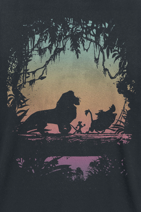 T-Shirt Manches courtes Disney de Le Roi Lion - Eastern Trail - S à XXL - pour Homme - noir - Le Roi Lion - View 2
