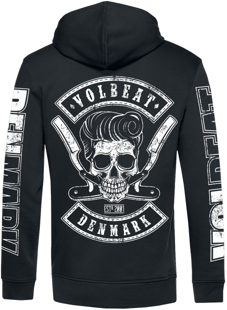 Sweat-shirt zippé à capuche  de Volbeat - Razorblade - S à 3XL - pour Homme - noir - Volbeat - View 2