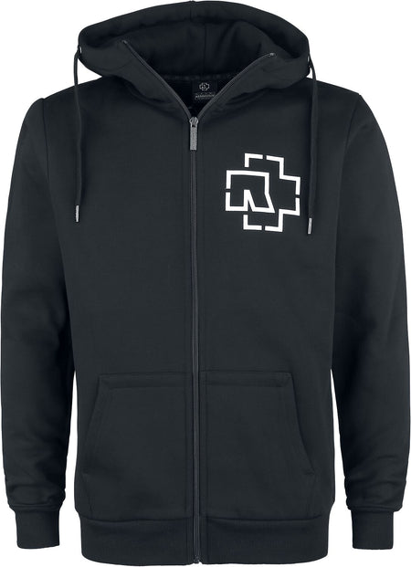 Sweat-shirt zippé à capuche  de Rammstein - Sehnsucht Schneider - S à 3XL - pour Homme - noir - Rammstein