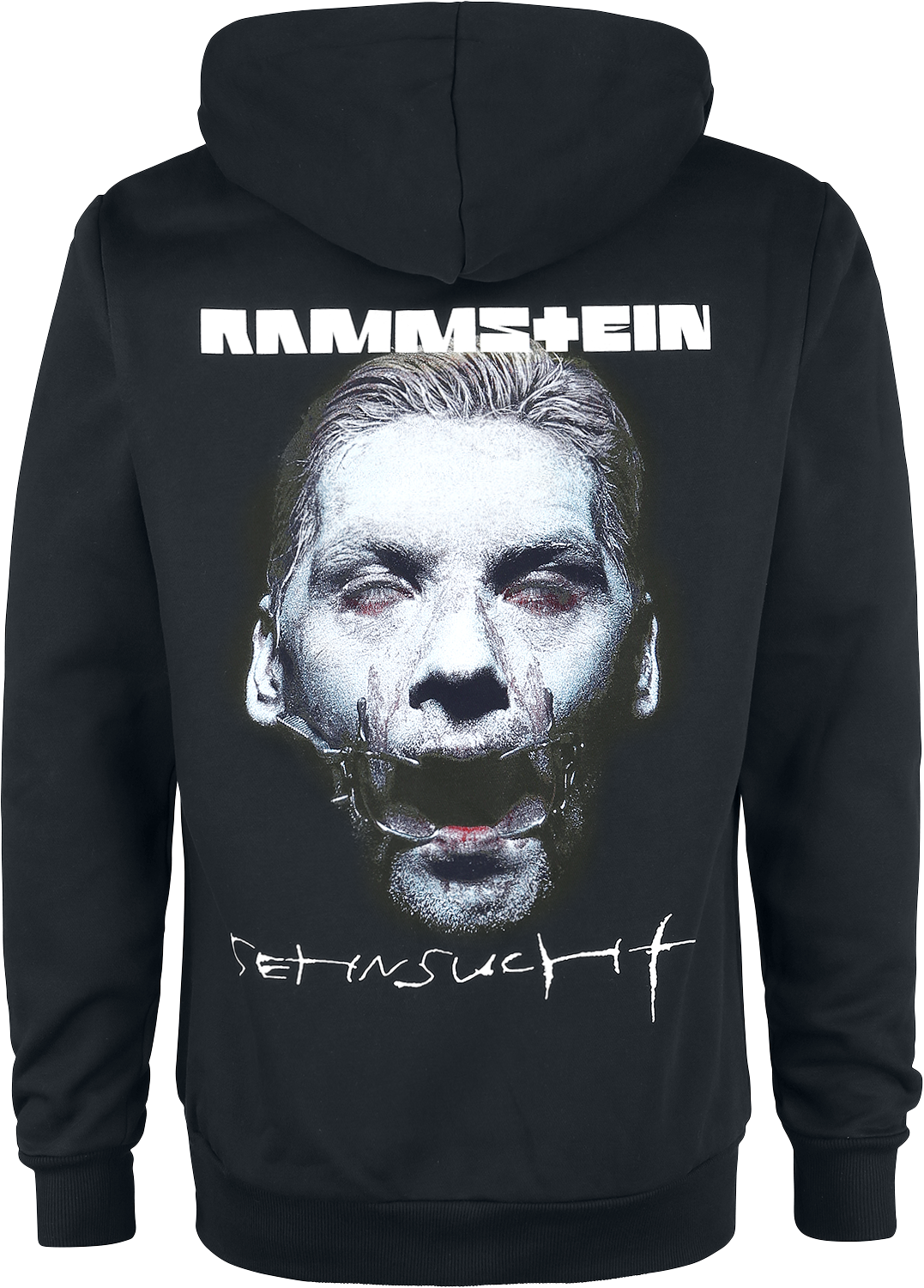 Sweat-shirt zippé à capuche  de Rammstein - Sehnsucht Schneider - S à 3XL - pour Homme - noir - Rammstein - View 2