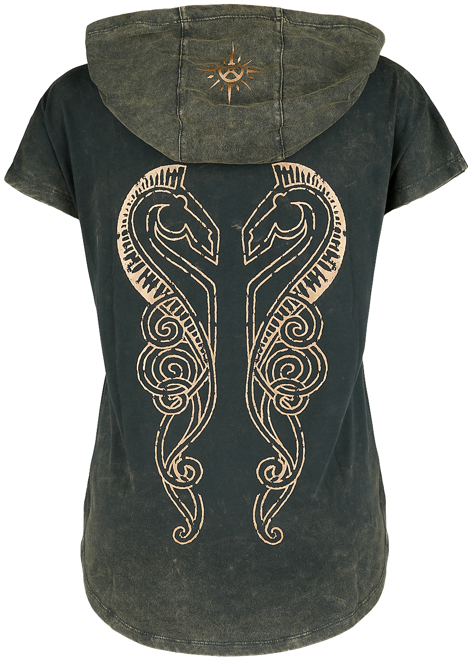 T-Shirt Manches courtes  de Le Seigneur Des Anneaux - Rohan - S à XXL - pour Femme - vert foncé - Le Seigneur Des Anneaux - View 2