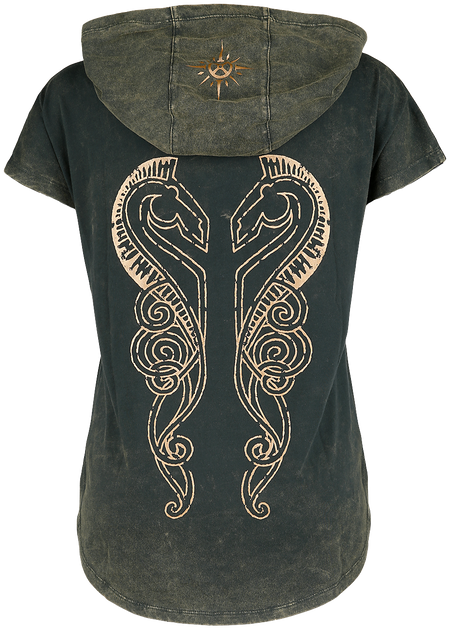 T-Shirt Manches courtes  de Le Seigneur Des Anneaux - Rohan - S à XXL - pour Femme - vert foncé - Le Seigneur Des Anneaux - View 2