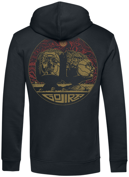 Sweat-shirt à capuche  de Gojira - Distopia Statue - S à 3XL - pour Homme - noir - Gojira - View 2