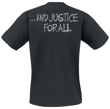 T-Shirt Manches courtes  de Metallica - LP Justice - S à 5XL - pour Homme - noir - metallica - View 2
