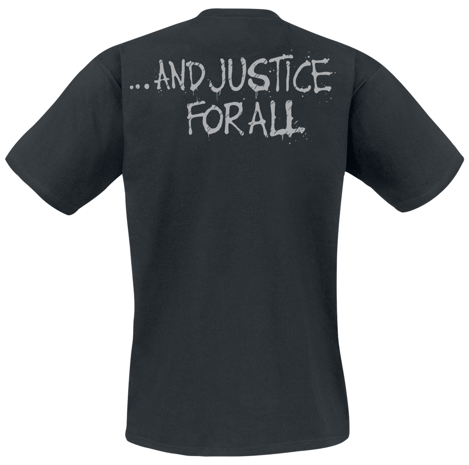 T-Shirt Manches courtes  de Metallica - LP Justice - S à 5XL - pour Homme - noir - metallica - View 2