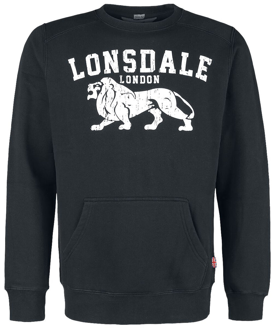 Sweat-shirt  de Lonsdale London - Kersbrook - S à XXL - pour Homme - noir - Lonsdale London