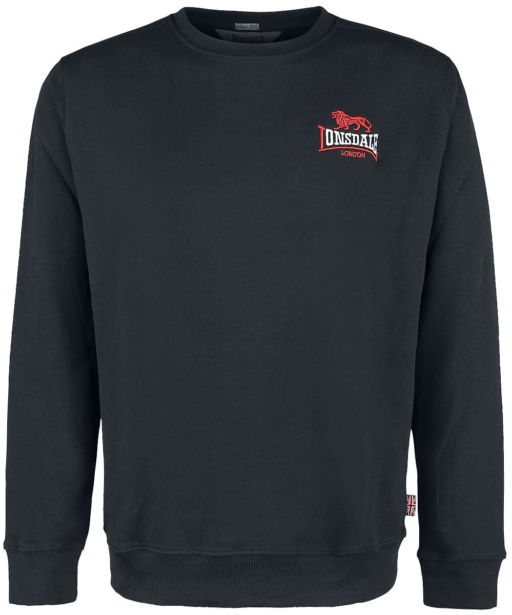 Sweat-shirt  de Lonsdale London - Lympstone - S à XXL - pour Homme - noir - Lonsdale London