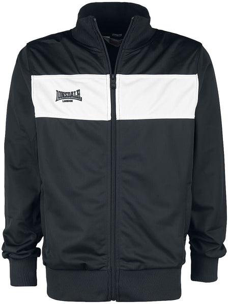 Haut de survêtement Rockabilly de Lonsdale London - Alnwick - S à 4XL - pour Homme - noir - Lonsdale London