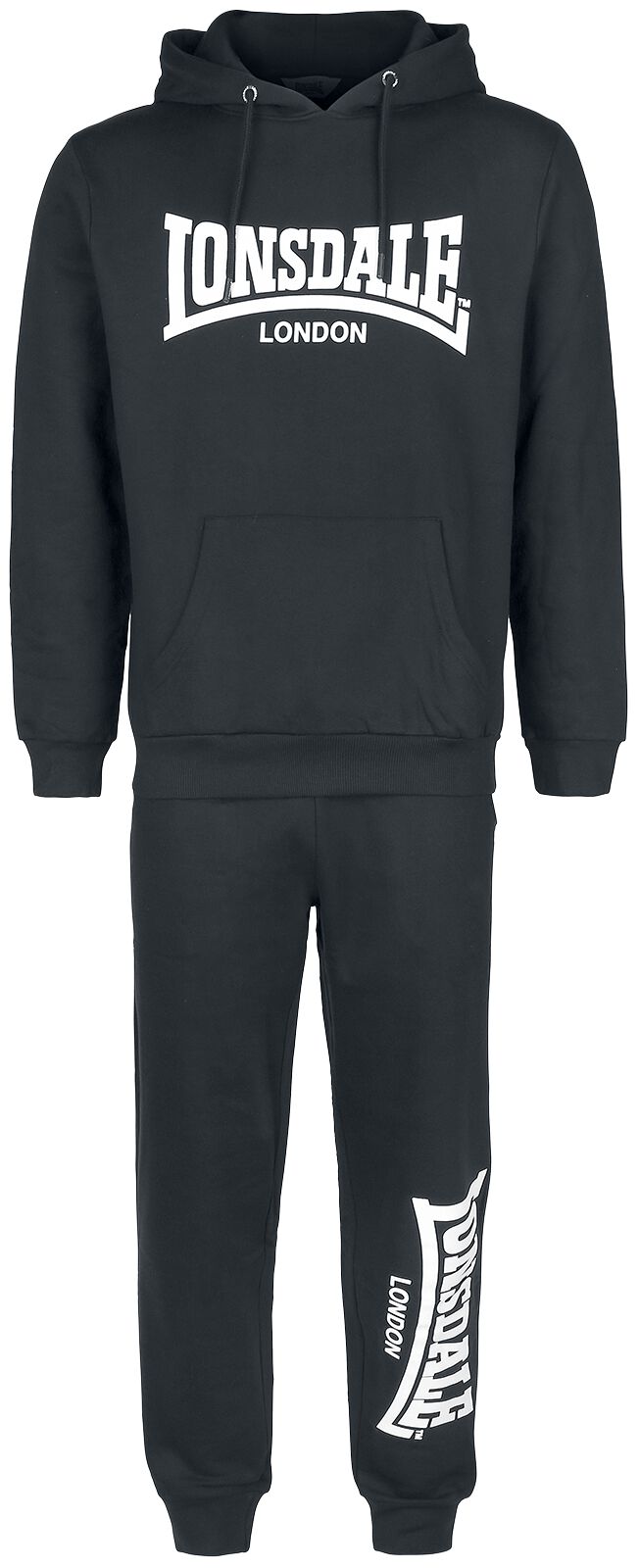 Survêtement  de Lonsdale London - Cloudy - S à XXL - pour Homme - noir - Lonsdale London