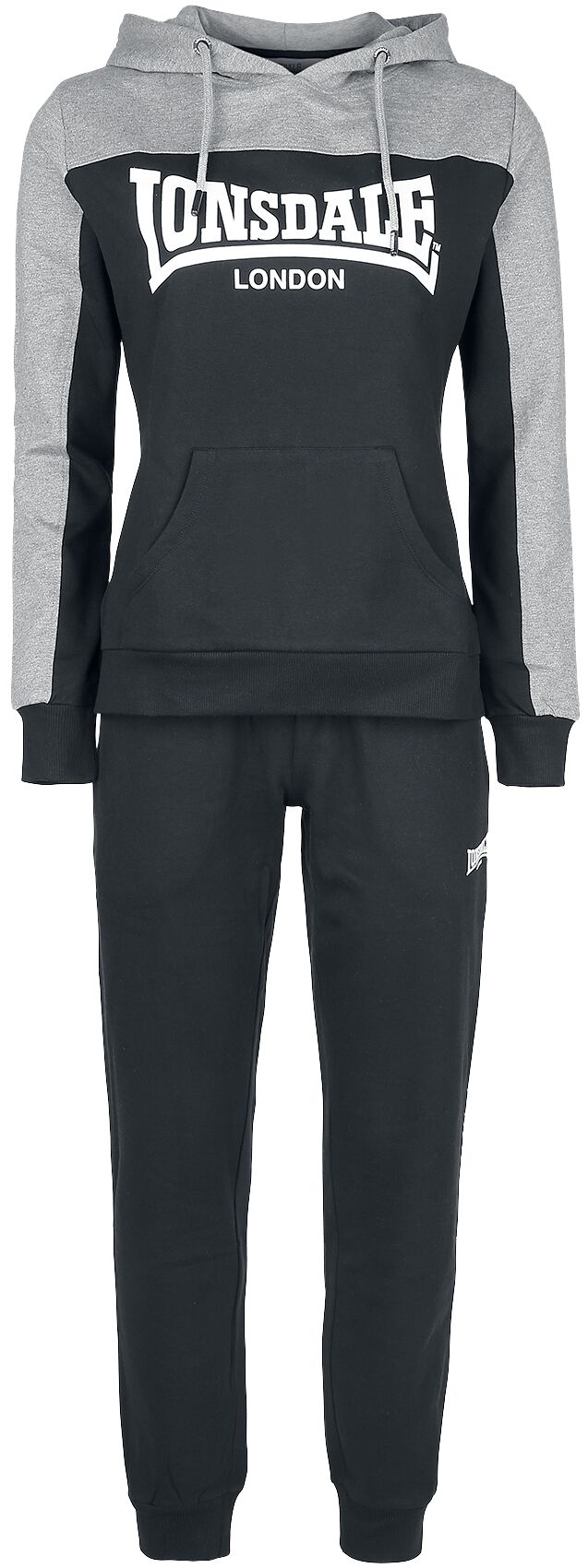 Survêtement  de Lonsdale London - Lurgan - XS à XL - pour Femme - noir - Lonsdale London