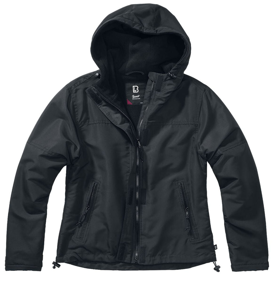Coupe-vent  de Brandit - Coupe-Vent Femme Zippé À L'Avant - XS à 4XL - pour Femme - noir - Brandit