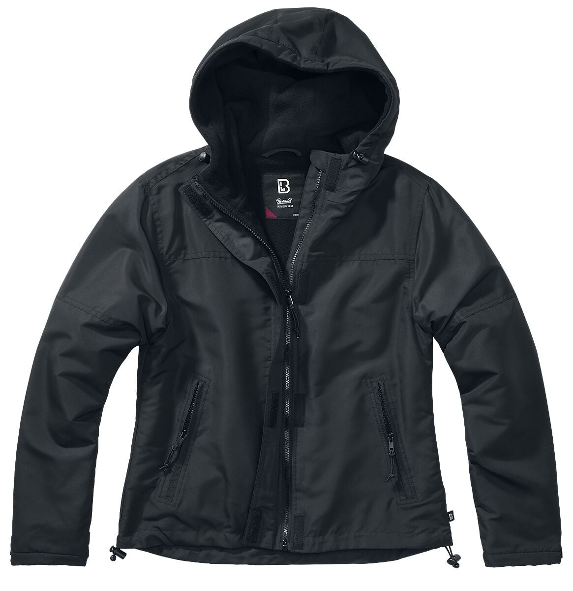 Coupe-vent  de Brandit - Coupe-Vent Femme Zippé À L'Avant - XS à 5XL - pour Femme - noir - Brandit