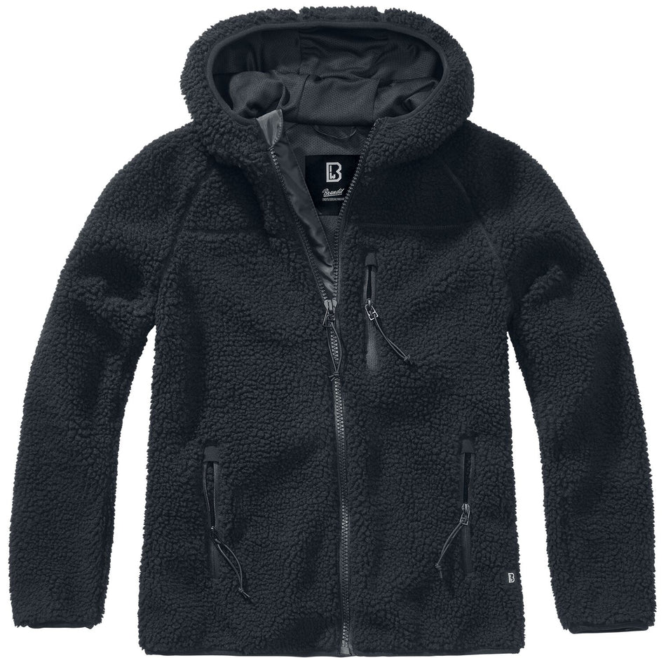 Veste Polaire  de Brandit - Veste Polaire À Capuche - XS à 5XL - pour Femme - noir - Brandit