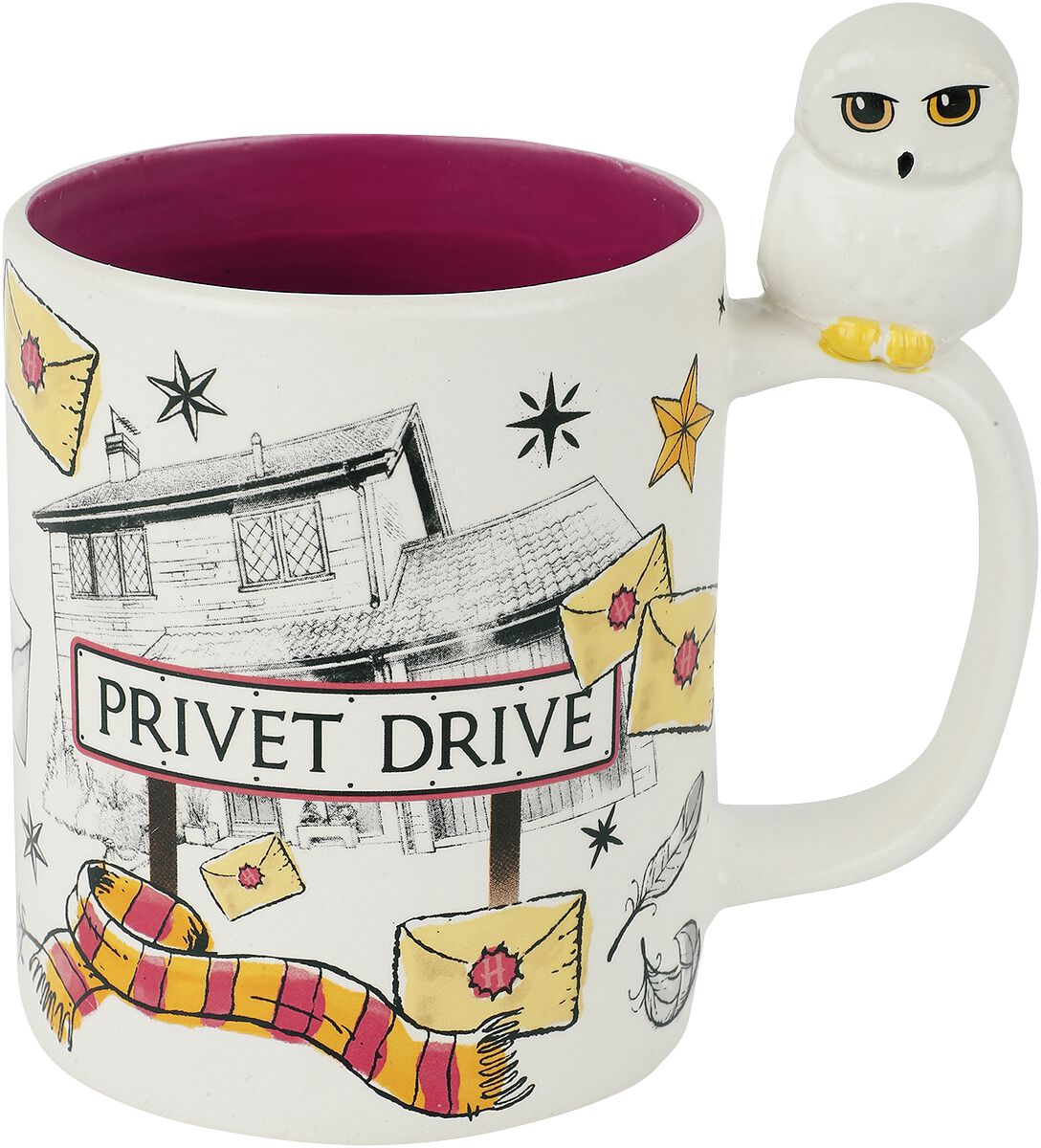 Mug  de Harry Potter - Hedwige & Privet Drive - pour Unisexe - multicolore - Harry Potter