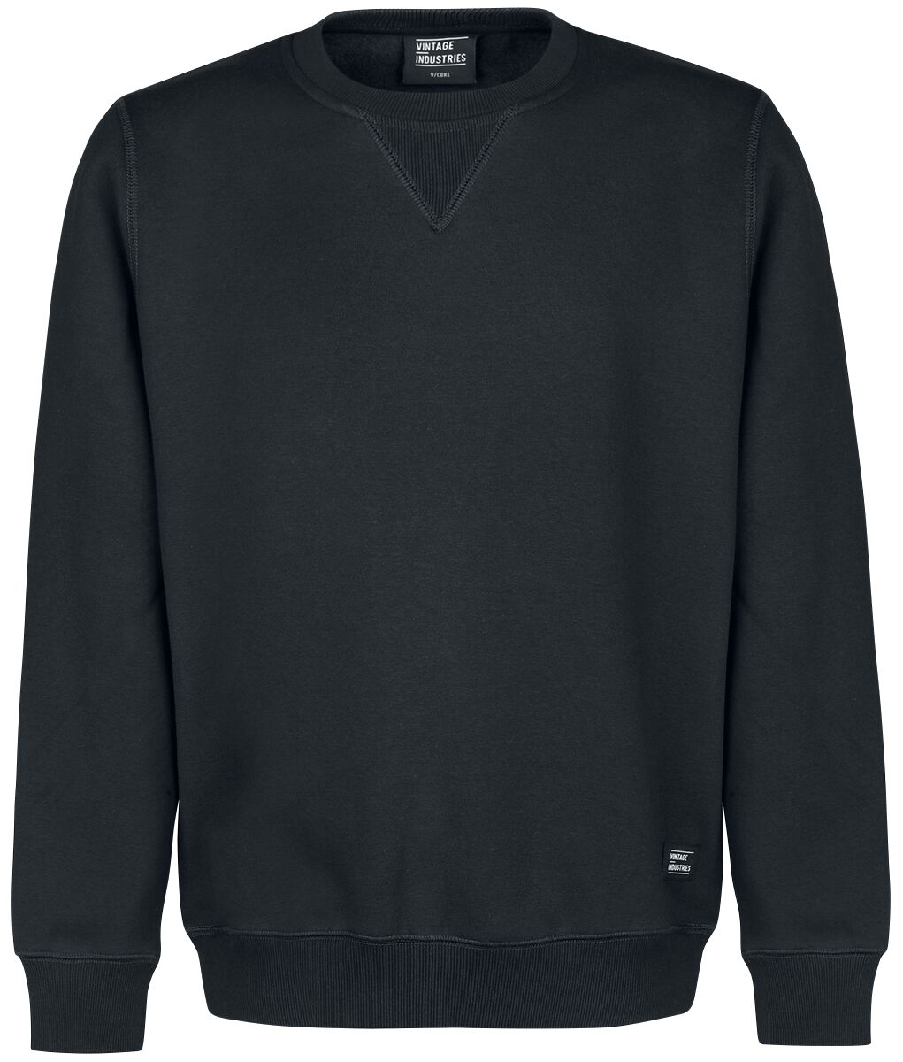 Sweat-shirt  de Vintage Industries - Sweat Ras-Du-Cou Greeley - S à 3XL - pour Homme - noir - Vintage Industries