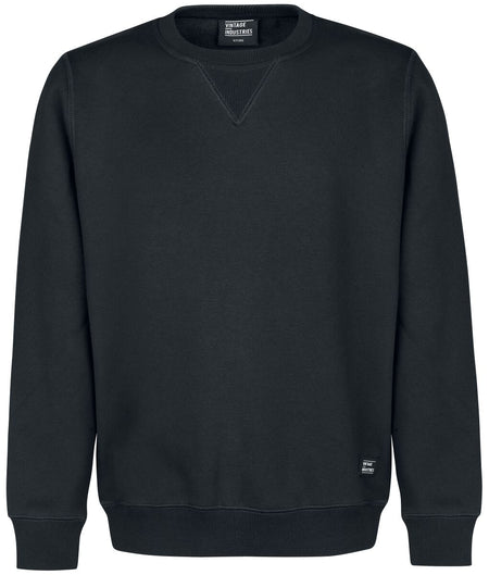 Sweat-shirt  de Vintage Industries - Sweat Ras-Du-Cou Greeley - S à 3XL - pour Homme - noir - Vintage Industries