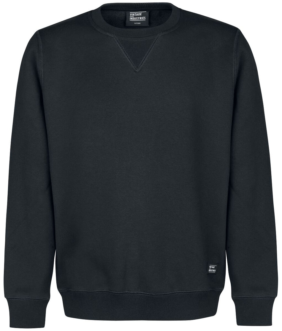 Sweat-shirt  de Vintage Industries - Sweat Ras-Du-Cou Greeley - S à 3XL - pour Homme - noir - Vintage Industries