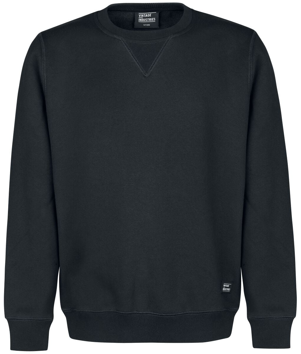 Sweat-shirt  de Vintage Industries - Sweat Ras-Du-Cou Greeley - S à 3XL - pour Homme - noir - Vintage Industries