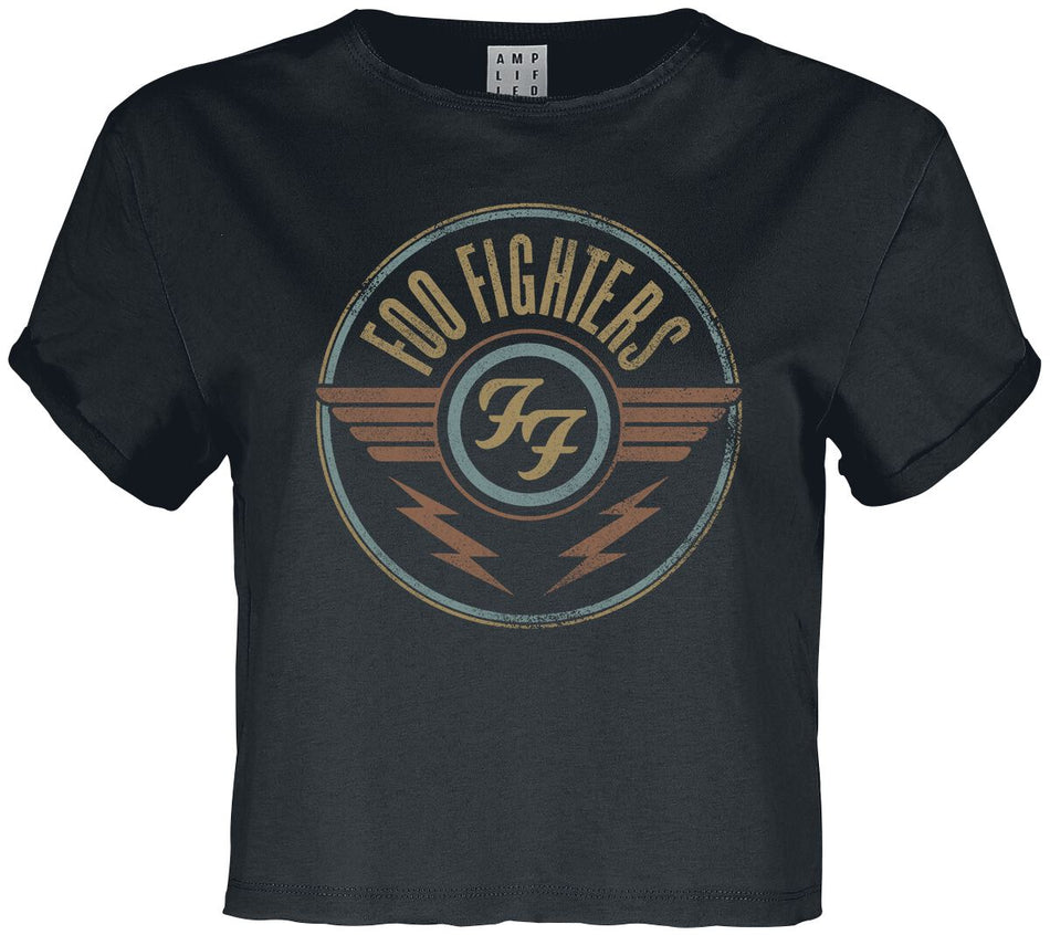 T-Shirt Manches courtes  de Foo Fighters - Amplified Collection - Air - XS à XL - pour Femme - anthracite - Foo Fighters