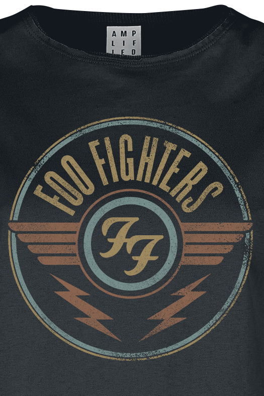 T-Shirt Manches courtes  de Foo Fighters - Amplified Collection - Air - XS à XL - pour Femme - anthracite - Foo Fighters - View 2