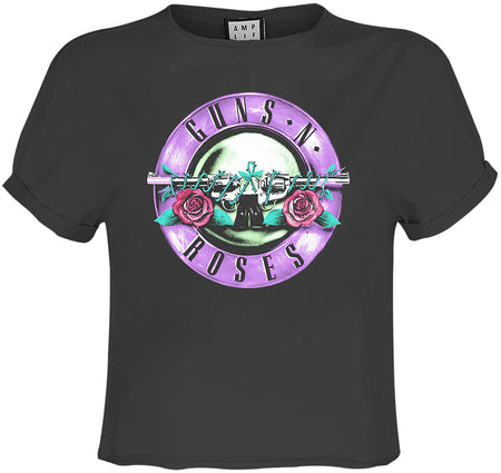 T-Shirt Manches courtes  de Guns N' Roses - Amplified Collection - Tonal Bullet - XS à XL - pour Femme - anthracite - Guns N' Roses