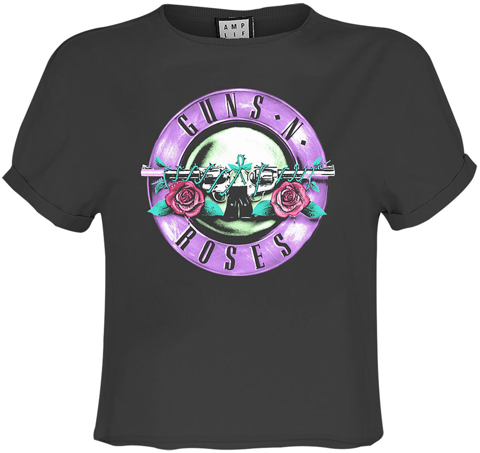 T-Shirt Manches courtes  de Guns N' Roses - Amplified Collection - Tonal Bullet - XS à XL - pour Femme - anthracite - Guns N' Roses