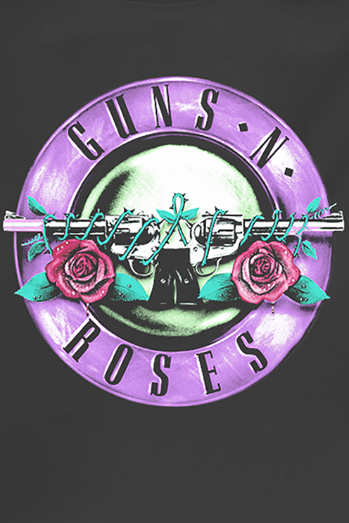 T-Shirt Manches courtes  de Guns N' Roses - Amplified Collection - Tonal Bullet - XS à XL - pour Femme - anthracite - Guns N' Roses - View 2