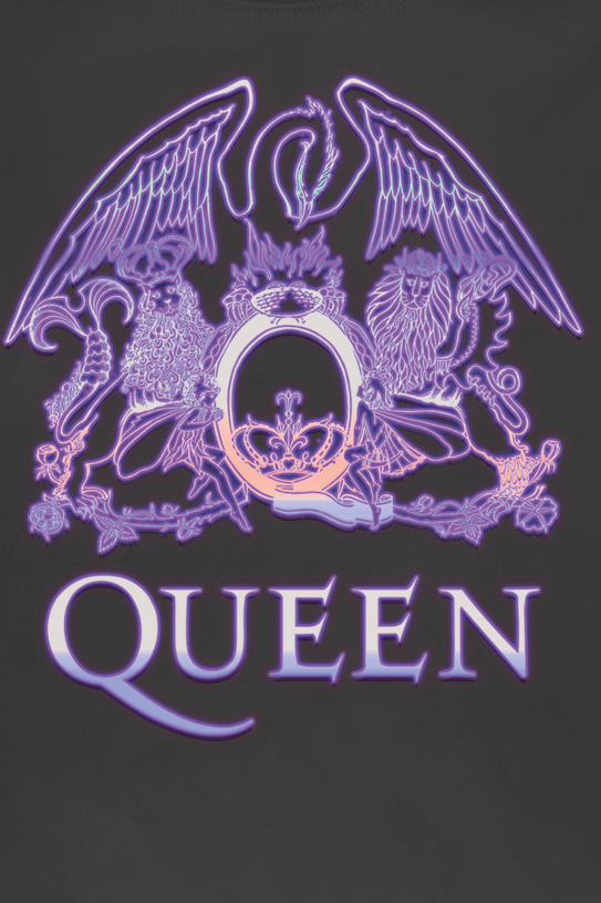 T-Shirt Manches courtes  de Queen - Amplified Collection - Neon Sign - S à XL - pour Femme - anthracite - Queen - View 2