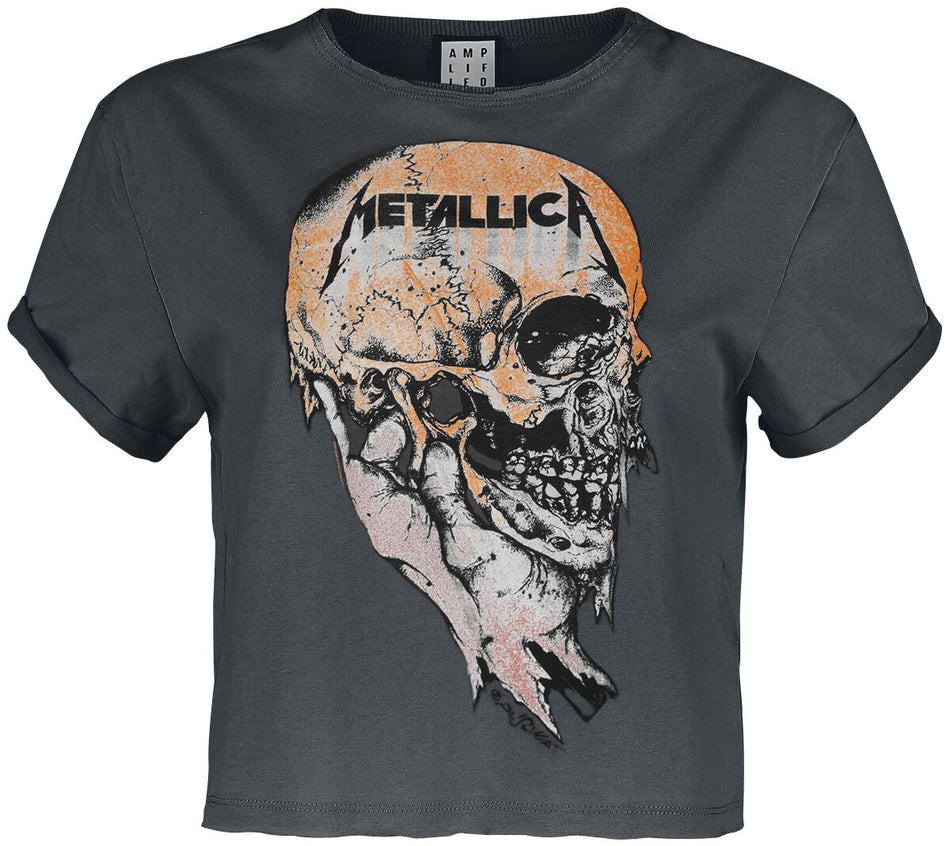 T-Shirt Manches courtes  de Metallica - Amplified Collection - Sad But True - L à XL - pour Femme - anthracite - metallica