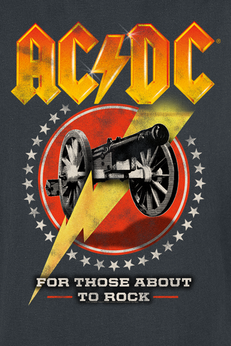 Débardeur  de AC/DC - Amplified Collection - For Those About To Rock - XL - pour Homme - anthracite - AC/DC - View 2