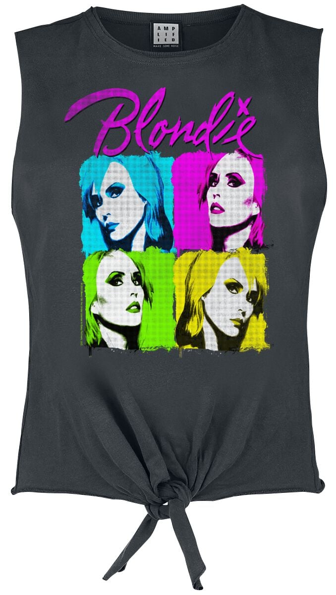 Top  de Blondie - Amplified Collection - Neon Quadrant - S à XL - pour Femme - anthracite - Blondie