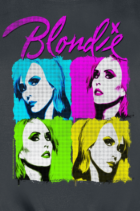 Top  de Blondie - Amplified Collection - Neon Quadrant - S à XL - pour Femme - anthracite - Blondie - View 2