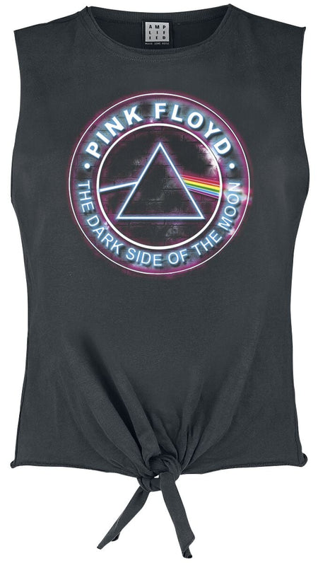 Top  de Pink Floyd - Amplified Collection - Neon Sign - S à XL - pour Femme - anthracite - Pink Floyd
