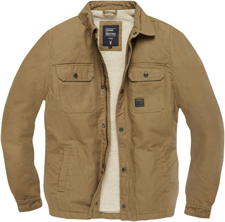 Veste mi-saison  de Vintage Industries - Dean Sherpa - S à XXL - pour Homme - sable - Vintage Industries