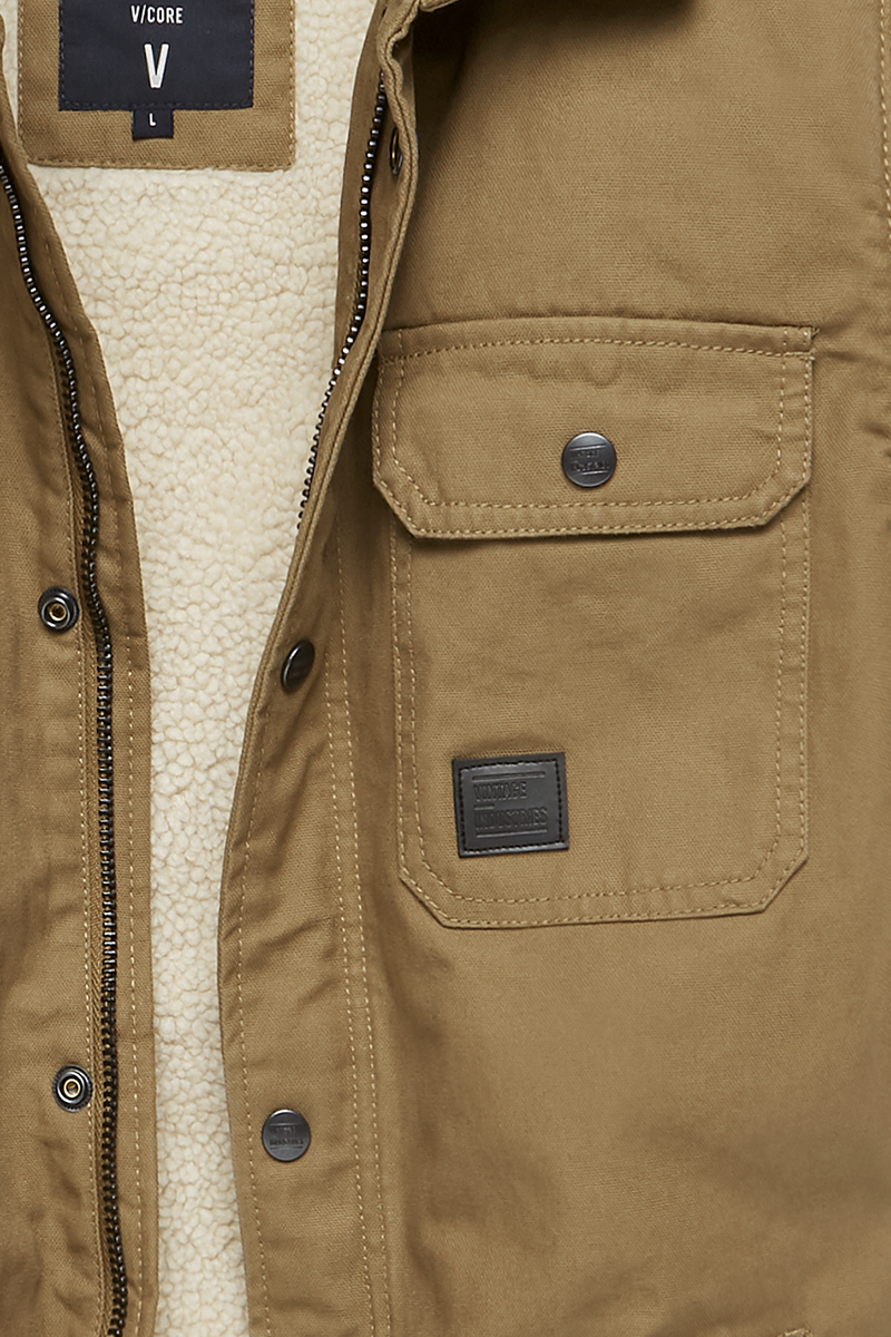 Veste mi-saison  de Vintage Industries - Dean Sherpa - S à XXL - pour Homme - sable - Vintage Industries - View 2