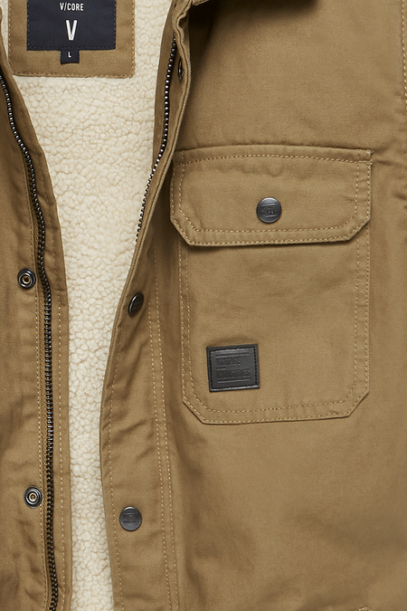 Veste mi-saison  de Vintage Industries - Dean Sherpa - S à XXL - pour Homme - sable - Vintage Industries - View 2