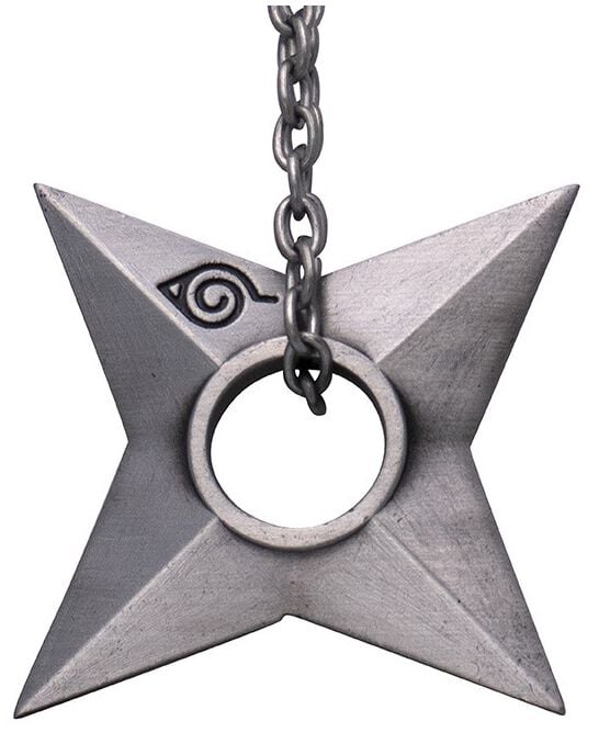 Porte-clefs  de Naruto - Naruto Shippuden - Shuriken Konoha - pour Unisexe - Standard - Naruto
