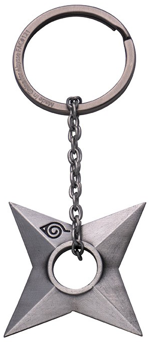 Porte-clefs  de Naruto - Naruto Shippuden - Shuriken Konoha - pour Indifférent - Standard - Naruto - View 2