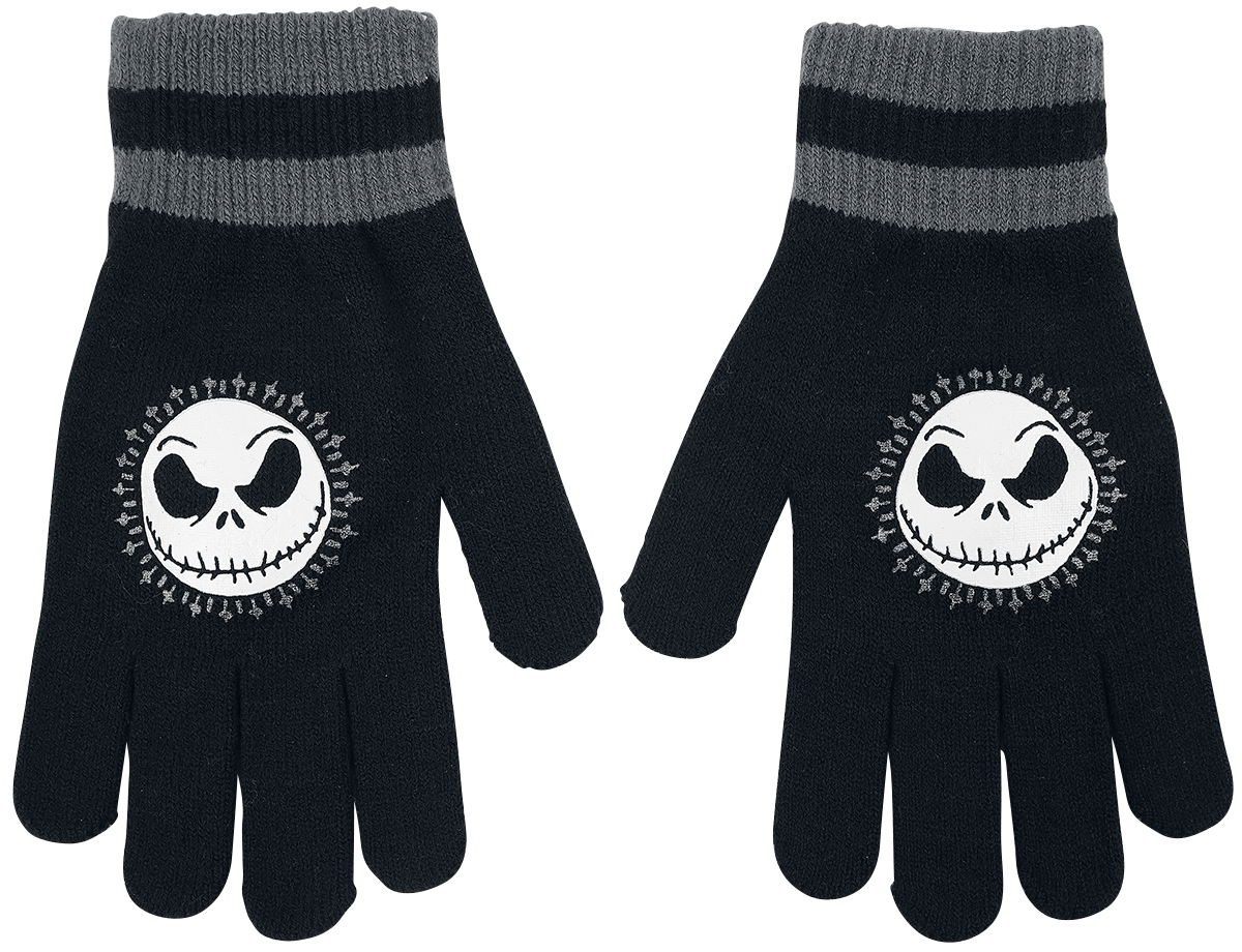 Gants Disney de L'Étrange Noël De Monsieur Jack - Jack - Tête - pour Femme - noir - L'Étrange Noël De Monsieur Jack - View 2