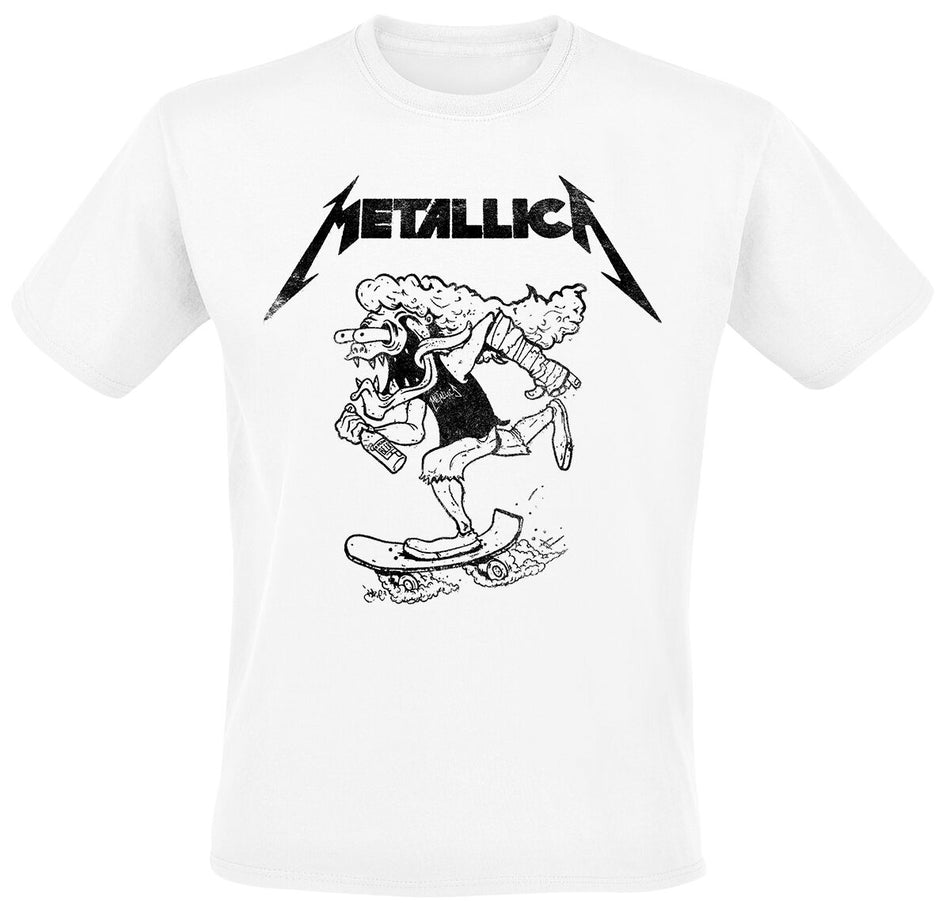 T-Shirt Manches courtes  de Metallica - Hetfield Skates - S à XXL - pour Homme - blanc - metallica