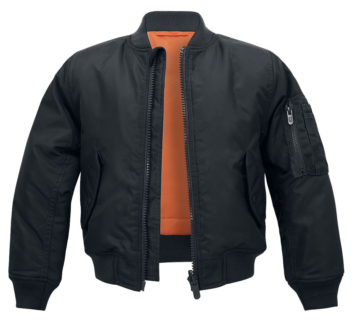 Veste  de Brandit - Veste Enfants MA1 - 122/128 à 170/176 - pour Enfants - noir - Brandit