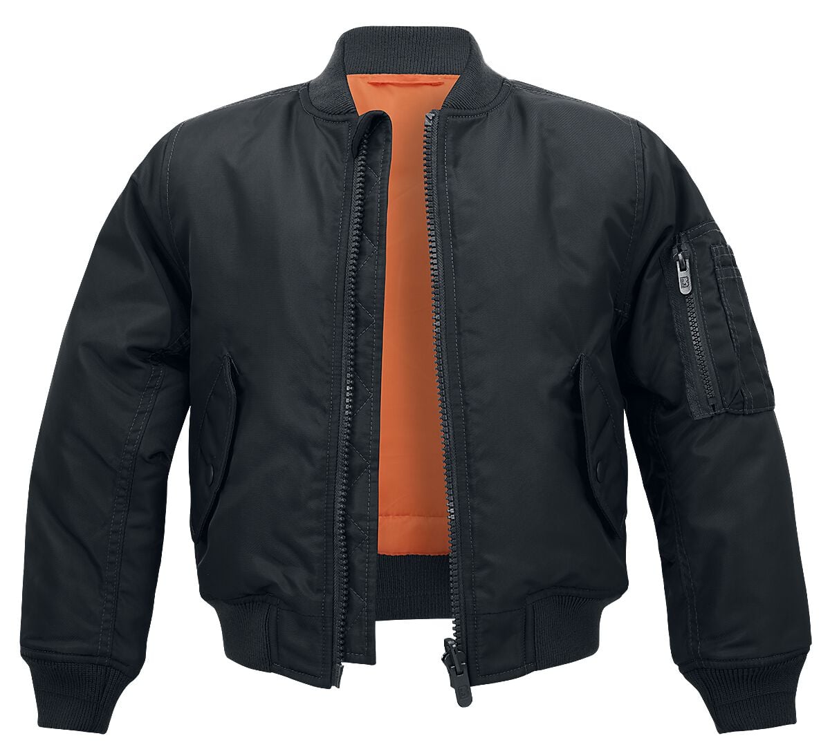 Veste  de Brandit - Veste Enfants MA1 - 122/128 à 170/176 - pour Enfants - noir - Brandit