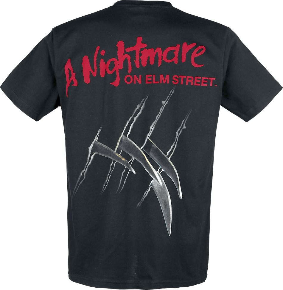 T-Shirt Manches courtes  de Les Griffes De La Nuit - Freddy - S à XXL - pour Homme - noir - Les Griffes De La Nuit - View 2