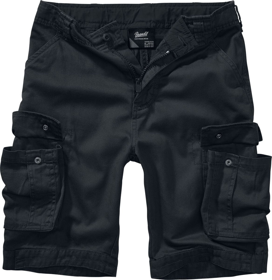Short  de Brandit - Short Enfant Urban Legends - 122/128 à 170/176 - pour filles & garçonse - noir - Brandit