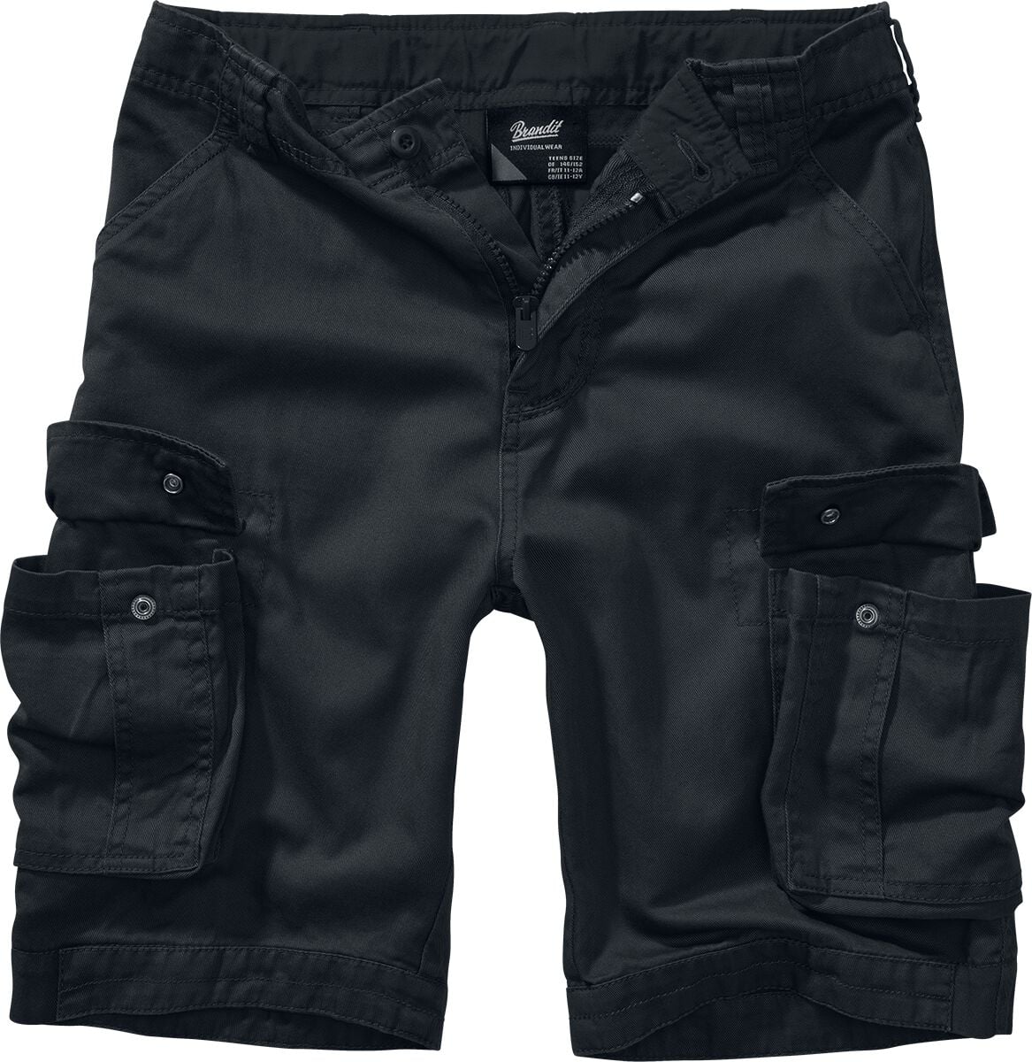 Short  de Brandit - Short Enfant Urban Legends - 146/152 - pour filles & garçonse - noir - Brandit