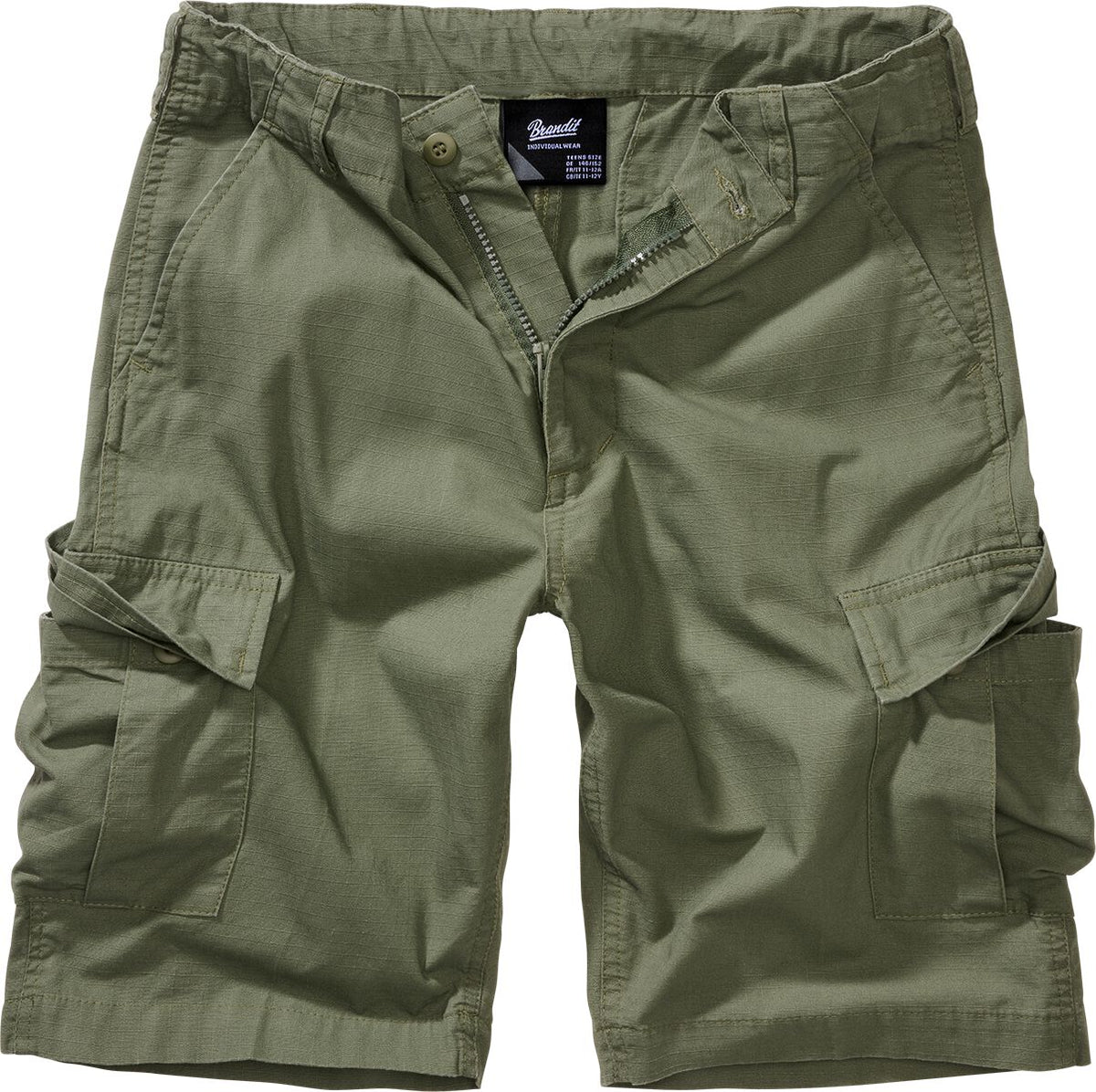 Short  de Brandit - Short Indéchirable BDU Enfant - 122/128 à 170/176 - pour filles & garçonse - olive - Brandit